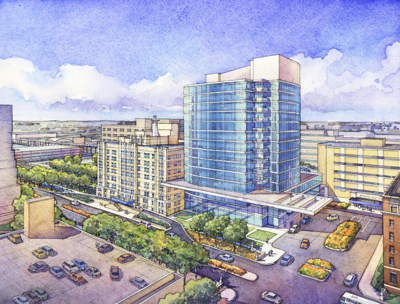 CLARION - Low Aerial - HOK Architects STL