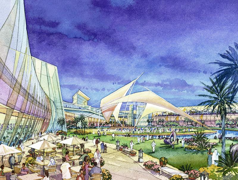 KUWAIT TRADE CENTER - Garden View